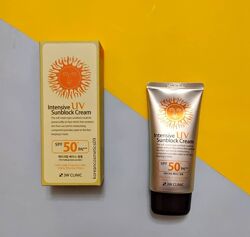 Солнцезащитный крем 3W CLINIC Intensive UV Sunblock Cream SPF50 PA