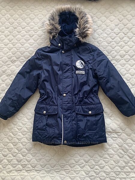 Зимова куртка парка  для хлопчика Lenne 128