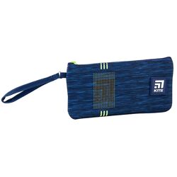 Пенал Kite K21-664-2  40 г  20x10x1,5 см  синий, принт