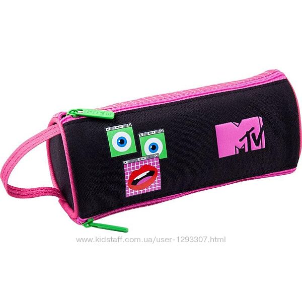 Пенал Kite MTV MTV21-692  45 г  19x7x6,5 см  черный, принт