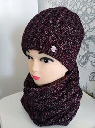 Теплый комплект Осень Зима 3 цвета