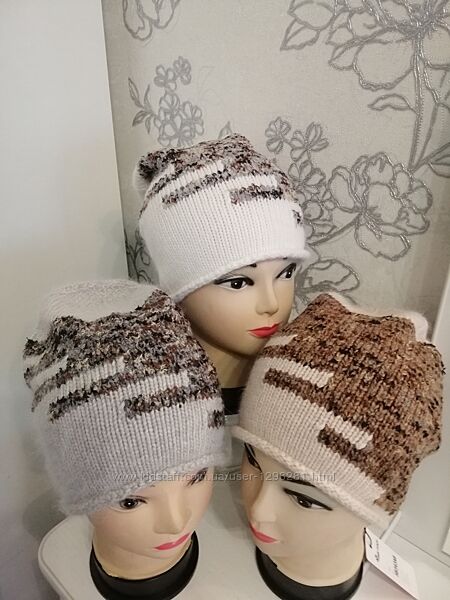 Шикарные теплые шапочки Качество Премиум Класса Остатки