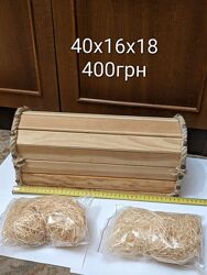 Короб для пляшки вина, масив сосни