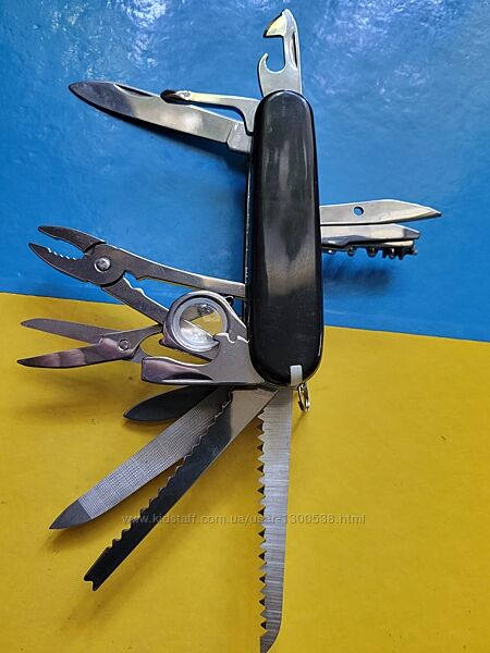 Кишеньковий багатофункціональний складаний ніж Suvival, 33 інструменти