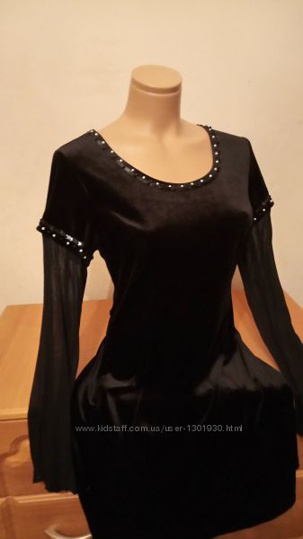 плаття бархатне чорне