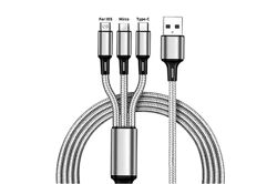 Кабель для зарядки и передачи данных 3 в 1