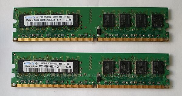 Оперативная память Samsung DDR2 2Gb 11 800MHz PC2 6400U CL6
