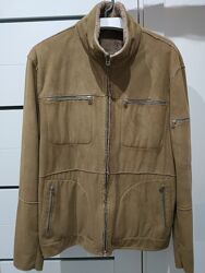 Куртка бомбер бежева S розмір