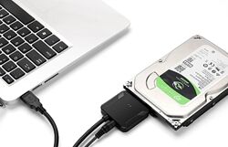 Переходник USB 3.0 - SATA с блоком питания для HDD/SATA 2.5, 3.5