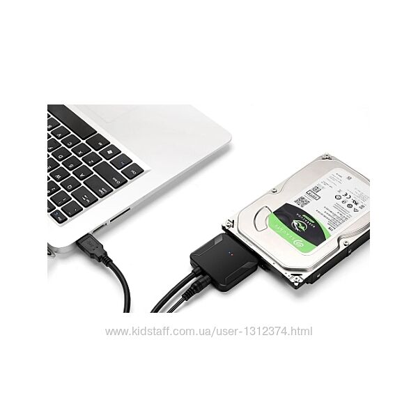 Переходник USB 3.0 - SATA с блоком питания для HDD/SATA 2.5, 3.5