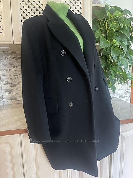 Шикарне кашемірове двухбортне пальто MADELEINE
