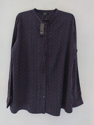 Рубашка, блуза XL 42 euro Esmara Германия синяя с орнаментом