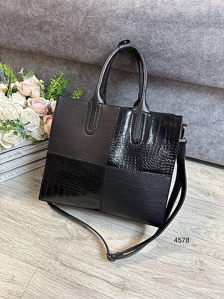 Стильна містка сумка, вміщує аркуш А4 Код 4578