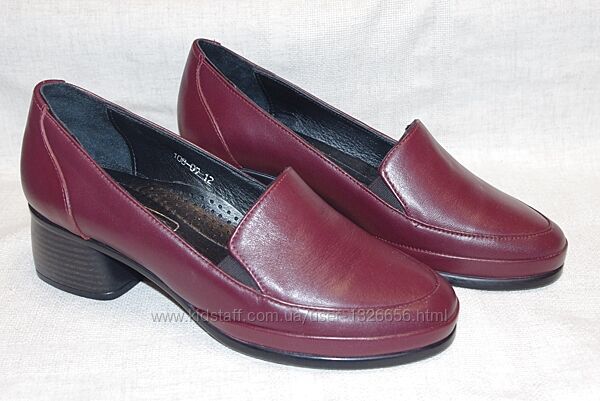 Туфли Phany Турция новые натуральная кожа бордового цвета 36 размер