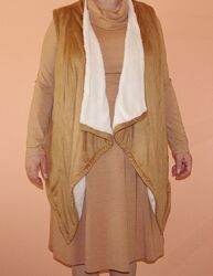 Жилет Sheego Германия новый меховой теплый 56 размер