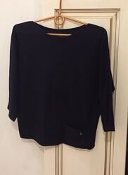 Нова. Брендова трикотажна футболка MARC CAIN Signature Logo Stretch Ribbed C