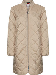 Нове. Утеплене пальто бомбер демі TOMMY HILFIGER QUILTED BOMBER COAT BEIGE о