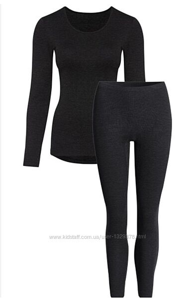 Новий. Термо набір MIGROS Essentials Switzerland women´s -Thermal-Set black