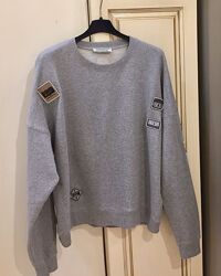 Новий. Світшот брендовий ONITSUKA TIGER sweatshirt gummy patch logo sweatshi