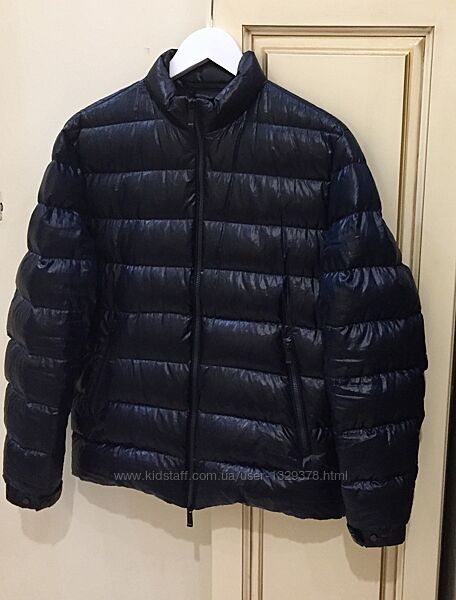 Новий Пуховик брендовий MASSIMO DUTTI DOWN  Puffer Jacket Navy оригінал  Зі