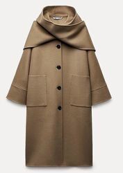 Нове. Пальто з преміум колекції ZARA ZW COLLECTION DOUBLE-FACED WOOL COAT B