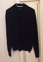 Новий. Гольф з меріно бренду UNIQLO 100 Merino Half-Zip Sweater Black оригі