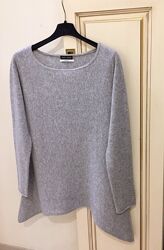 Кашеміровий светр Joseph Janard 100 CASHMERE Asymmetric Sweater Grey  SIZE