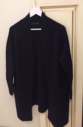  Новий. Кардиган з вовни FTC Switzerland 100 WOOL Thick Textured Knit Soft 