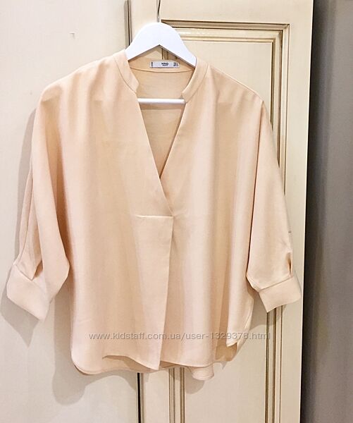 Нова. блуза з візкози MNG Basics Butter Yellow Viscose blouse SIZE S OVERS