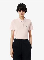 Нова. Футболка поло LACOSTE cotton pique polo T-shirt light pink оригінал SI