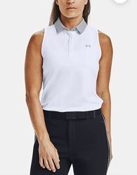 Нове. Поло Under Armour Zinger Signature Patent Logo Sleeveless Polo Nude Gr