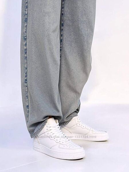 Кроссовки белые высокие хайтопы женские