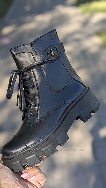Ботинки демисезонные женские натуральная кожа 