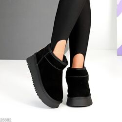 Угги натуральные женские черные и коричневые 