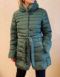 Куртка-пальто стеганная зимняя утепленная