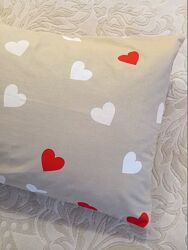Гарна наволочка серця- бязь, всі розміри
