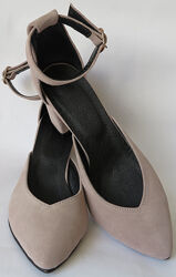 Комфортные туфли Limoda из натуральной замши босоножки на каблуке 6 см