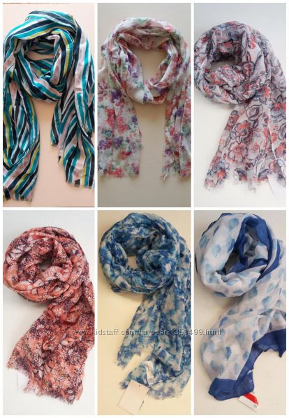 Женский шарф шарфик   палантин   голландского бренда C&A  Сток из Европы  