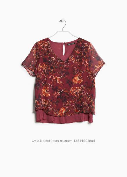 Женская блуза от испанского бренда Mango  Сток из Европы, нюанс, xs