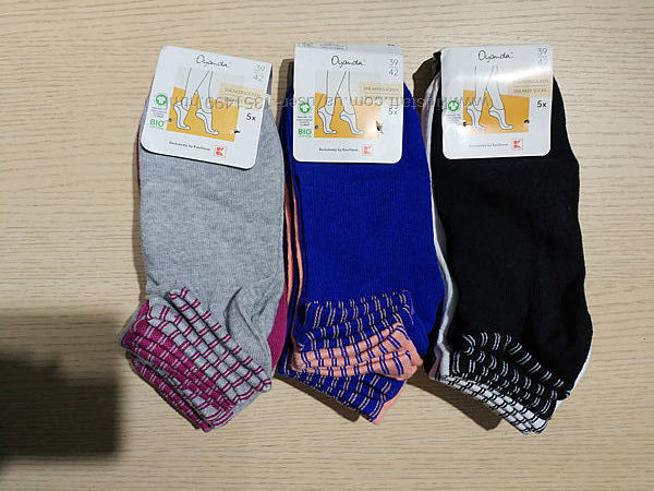 Набор 5 пар женские короткие носки немецкого бренда Oyanda by Kaufland 