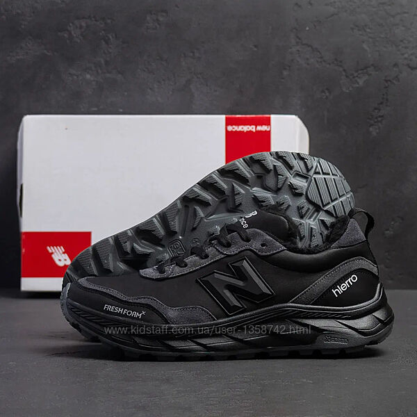 Мужские зимние кроссовки / натуральная кожа / шерсть / качество