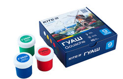 Гуаш Kite Classic K-063, 9/12/16 кольорів