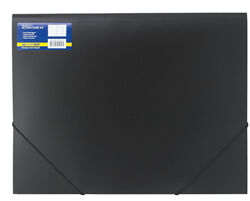  Папка на гумках PROFESSIONAL, А3, матовий непрозор. пластик, чорна