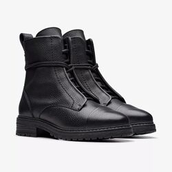 Шкіряні черевики clarks rixley lace
