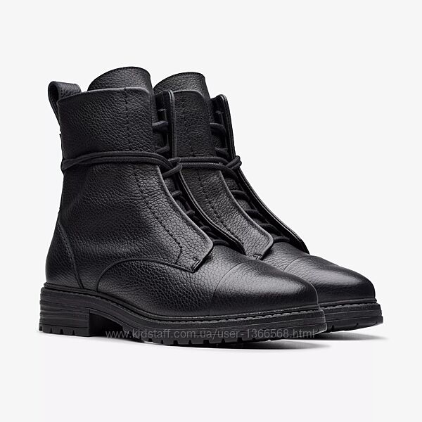 Шкіряні черевики clarks rixley lace