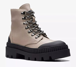 Шкіряні черевики clarks aprilla hike taupe