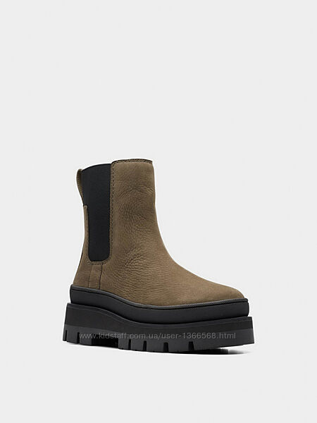 Нубукові черевики clarks chelsea boots clarks orianna 2 top