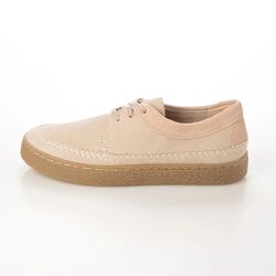 Шкіряні кросівки clarks barleigh wave light sand combi
