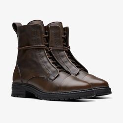 Шкіряні черевики clarks rixley lace brown