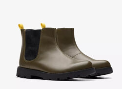 Шкіряні черевики clarks heath trail k khaki